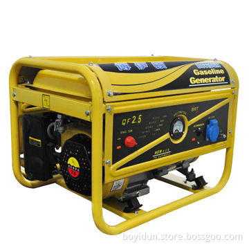 2.5kW Portable Gasoline Generator, 168f-1, 100% Copper Line